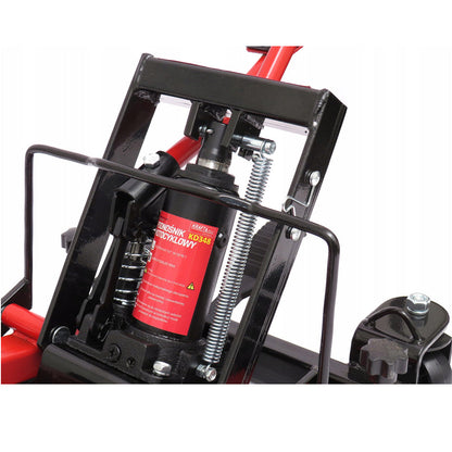eMESERIASUL.RO Cric hidraulic KRAFTMEN K348, pana la 680kg, inaltime maxima 37,2cm, POZA 11