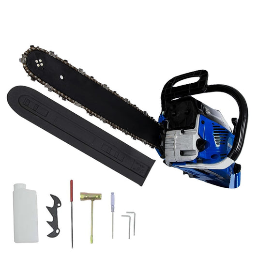 eMESERIASUL.RO Drujba benzina ALBASTRA Fermax Seria B, 6.5CP, 52CC, BP-3400 cu Accesorii Incluse, POZA 1