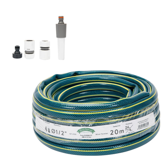 eMESERIASUL.RO Furtun gradina 1/2", 20m, cu set duze, MIFE, POZA 1