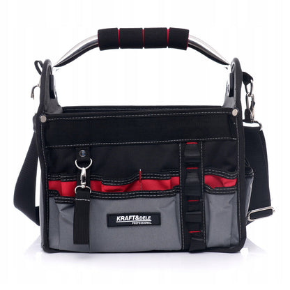 eMESERIASUL.RO Geanta pentru scule si unelte KRAFTMEN K2036, 12 inch, maner metalic, POZA 3