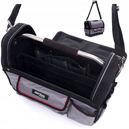 eMESERIASUL.RO Geanta pentru scule si unelte KRAFTMEN K2038, 18 inch, maner metalic, POZA 2