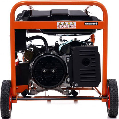 eMESERIASUL.RO Generator curent TRIFAZAT (380V) si MONIFAZAT (220V),  KRAFTMEN K165, 15CP, stabilizator tensiune (AVR), pornire la cheie, POZA 11