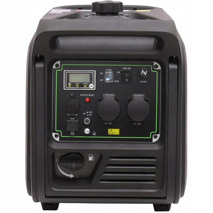 eMESERIASUL.RO Generator curent silentios profesional KRAFTMEN K686, 230V, 4 timpi, stabilizator tensiune (AVR), roti transport, accesorii incluse, POZA 1