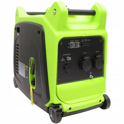 eMESERIASUL.RO Generator curent silentios profesional KRAFTMEN K681, 230V, stabilizator tensiune (AVR), roti transport, POZA 1