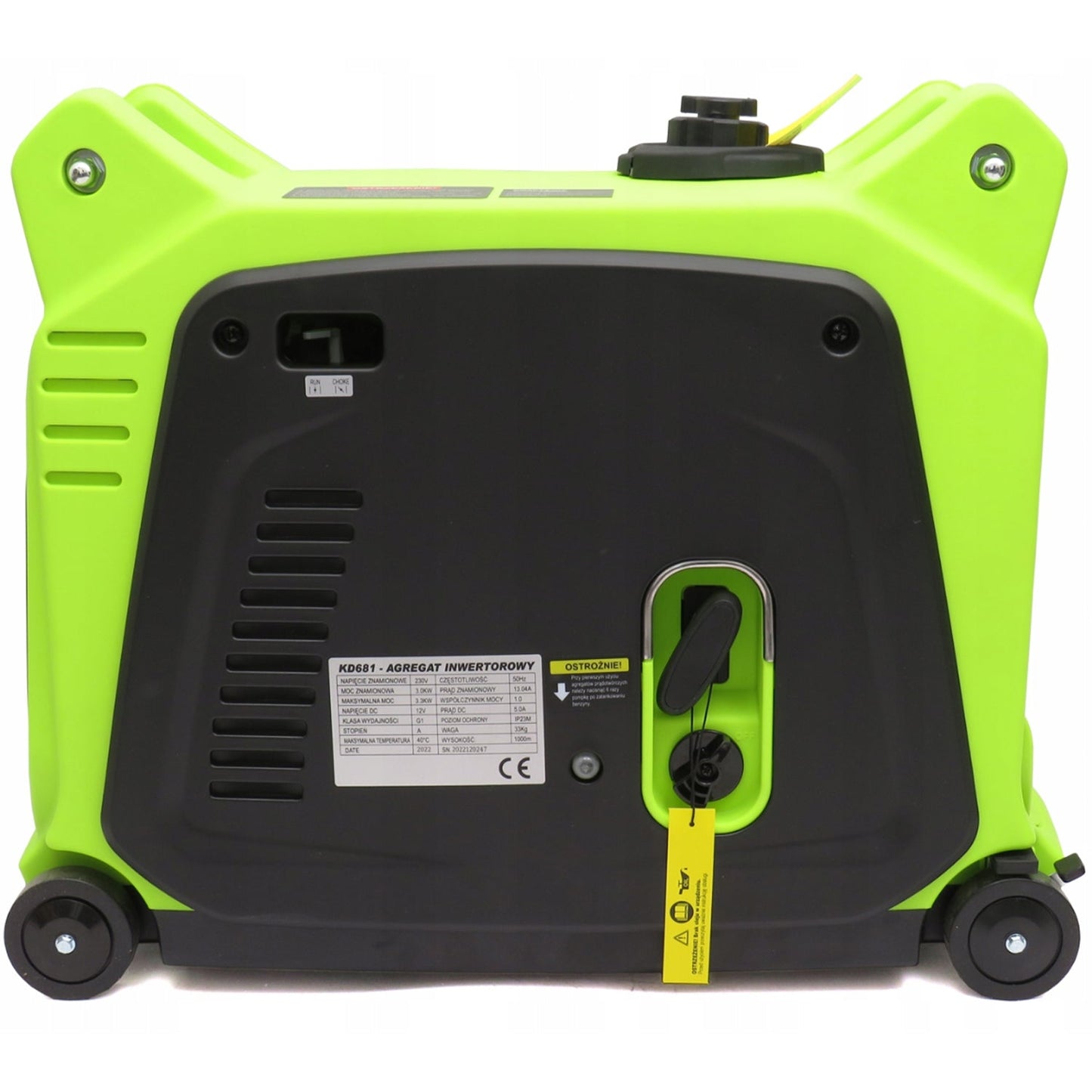 eMESERIASUL.RO Generator curent silentios profesional KRAFTMEN K681, 230V, stabilizator tensiune (AVR), roti transport, POZA 3