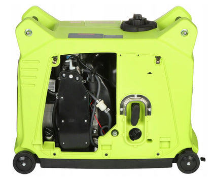 eMESERIASUL.RO Generator curent silentios profesional KRAFTMEN K681, 230V, stabilizator tensiune (AVR), roti transport, POZA 9