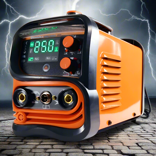 eMESERIASUL.RO INVERTOR SUDURA SARMA FLUX MIG-MAG 250A + MMA, BLACK-SQUARE PORTONERO B37422, functie posibilitate upgrade LIFT-TIG, Accesorii Incluse, POZA 1