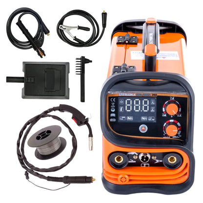eMESERIASUL.RO INVERTOR SUDURA SARMA FLUX MIG-MAG 250A + MMA, BLACK-SQUARE PORTONERO B37422, functie posibilitate upgrade LIFT-TIG, Accesorii Incluse, POZA 3