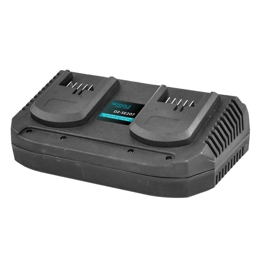 eMESERIASUL.RO Incarcator dublu pentru acumulatori  207, 18V, timp maxim de incarcare 37-113min, POZA 1