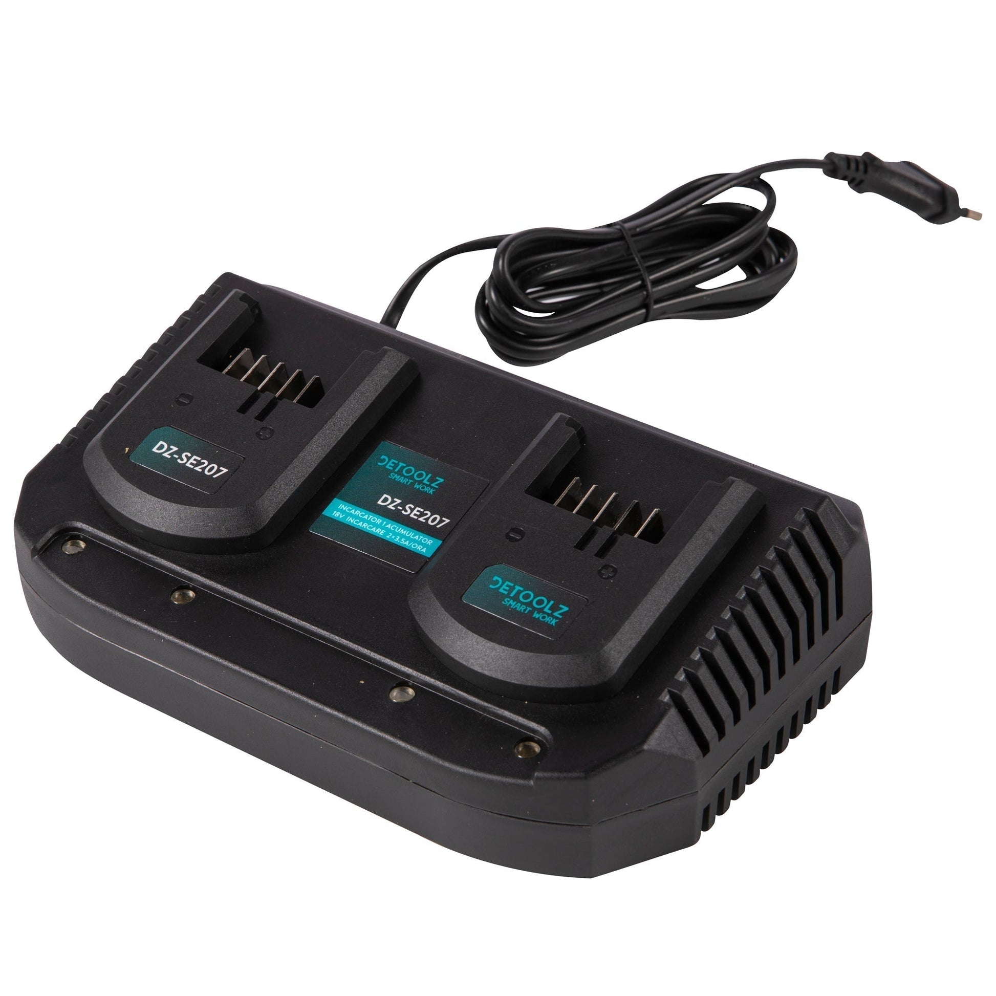 eMESERIASUL.RO Incarcator dublu pentru acumulatori  207, 18V, timp maxim de incarcare 37-113min, POZA 2