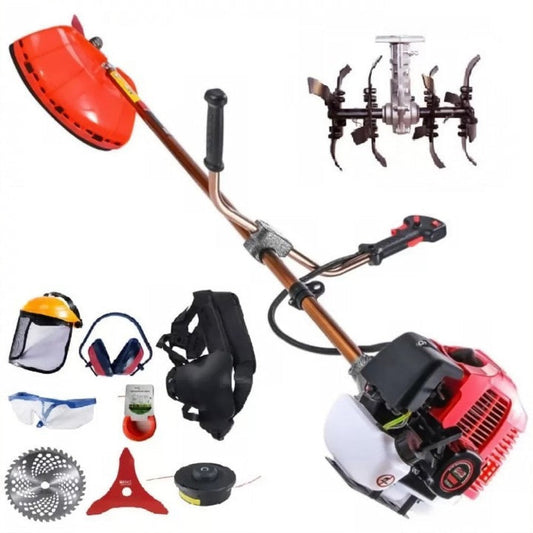 eMESERIASUL.RO Motocoasa pe benzina ALFA 7* 7000 Professional, 8 Accesorii+CULTIVATOR, POZA 1