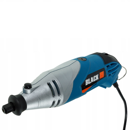 eMESERIASUL.RO Masina de gravat si frezat BLACK-SQUARE PORTONERO B42653, 126 accesorii, 200W, 36000RPM, POZA 6