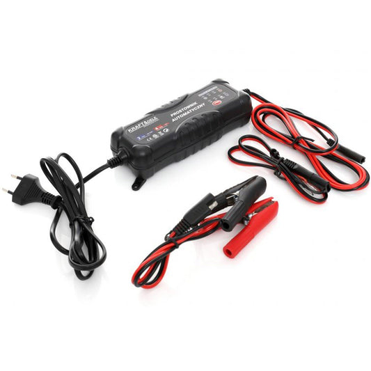 eMESERIASUL.RO Mini-Redresor incarcare baterii KRAFTMEN K1289, 6-12V, 2-4A, POZA 1