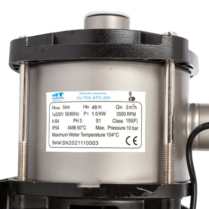 eMESERIASUL.RO Mini hidrofor AquaTechnica, 8L, 1 Kw, 33.3l/min, H refulare 54m, POZA 13