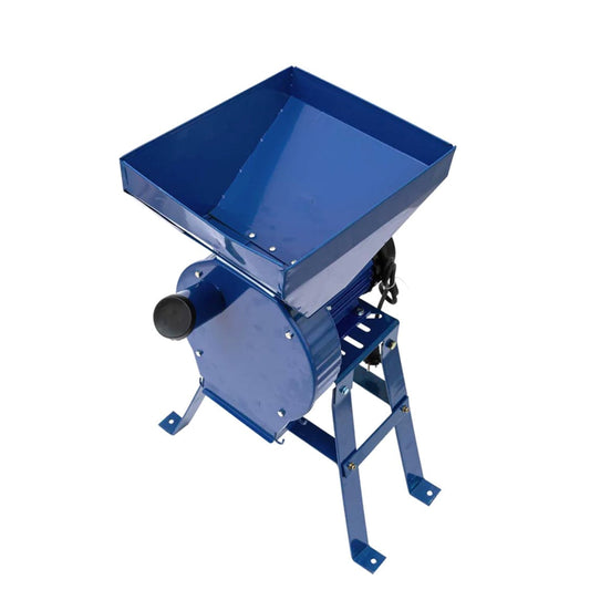 eMESERIASUL.RO Moara cereale Alpin-PROFI seria E, 3.9KW, Albastra, (2 in 1) pentru uruiala si malai, CUVA MARE + suport cu picioare, POZA 1