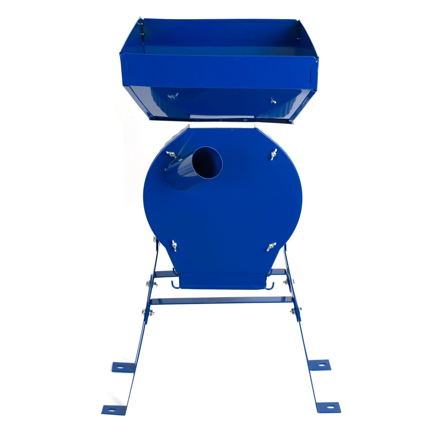 eMESERIASUL.RO Moara cereale Alpin-PROFI seria E, 3.9KW, Albastra, (2 in 1) pentru uruiala si malai, CUVA MARE + suport cu picioare, POZA 4