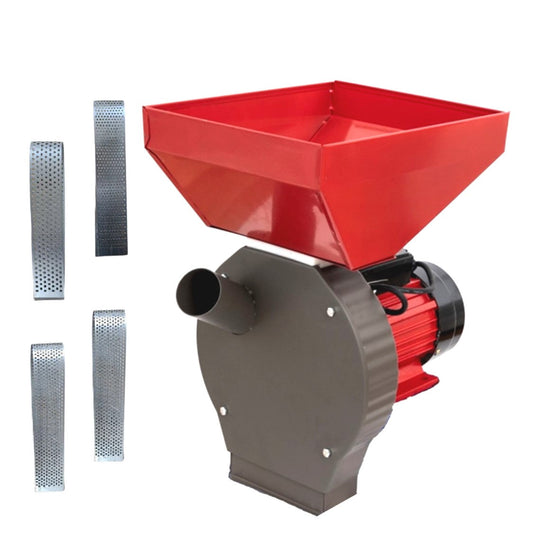 eMESERIASUL.RO Moara cereale si stiuleti (2 in 1) Alpin-PROFI seria B, 3.9KW, GRI-ROSU, cu ciocanele pentru uruiala si malai, CUVA MARE, POZA 1
