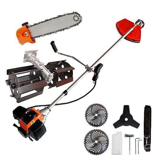 eMESERIASUL.RO Motocoasa URAL 7* PROFESSIONAL, 52cc, 6CP, VIDIA D230-255mm, PRASITOARE, CAP DRUJBA, POZA 1