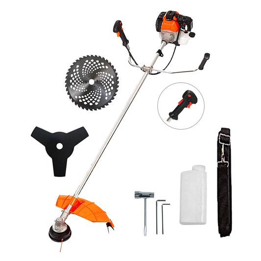 eMESERIASUL.RO Motocoasa pe benzina ALFA 7* PROFESSIONAL, Accesorii Incluse, 52cc-6CP, Disc Stea și VIDIA, POZA 1
