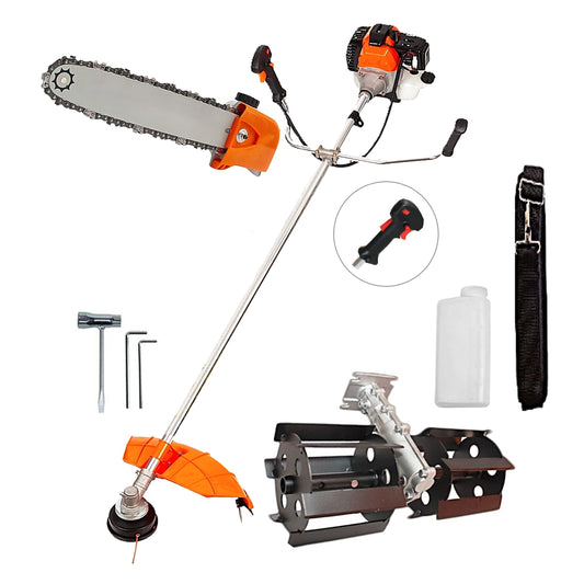eMESERIASUL.RO Motocoasa pe benzina ALFA 7* PROFESSIONAL, Accesorii Incluse, 52cc-6CP, + CAP DRUJBA, + PRASITOARE, POZA 1