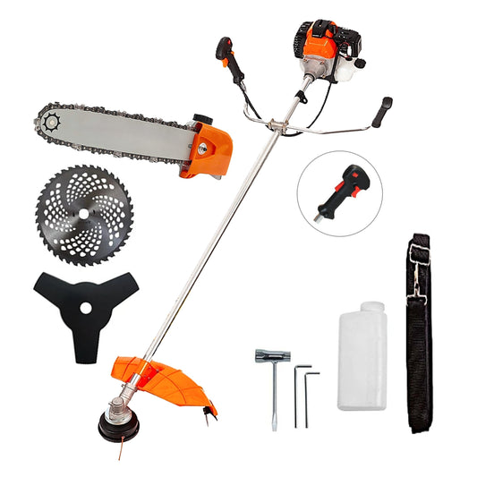 eMESERIASUL.RO Motocoasa pe benzina ALFA 7* PROFESSIONAL, Accesorii, 52cc-6CP, Disc Stea și VIDIA + CAP DRUJBA, POZA 1