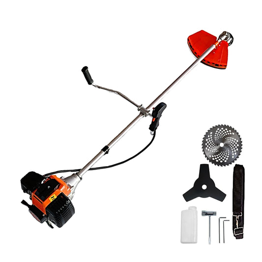 eMESERIASUL.RO Motocoasa pe benzina URAL 7* PROFESSIONAL, 52cc, 6CP, Accesorii Incluse, Disc Stea și VIDIA, POZA 1