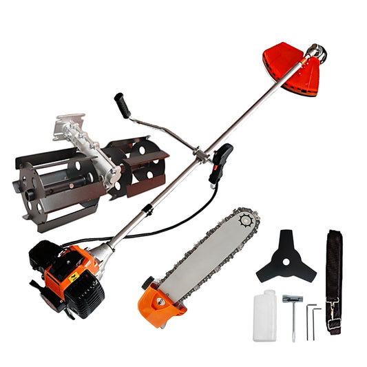 eMESERIASUL.RO Motocoasa pe benzina URAL 7* PROFESSIONAL, 52cc, 6CP, Accesorii Incluse, DISC STEA METALIC, CAP DRUJBA, PRASITOARE, POZA 1