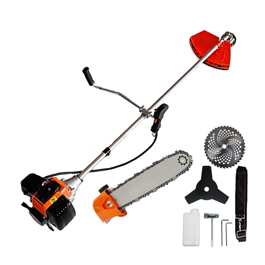 eMESERIASUL.RO Motocoasa pe benzina URAL 7* PROFESSIONAL, 52cc, 6CP, Accesorii Incluse, Disc Stea și VIDIA, CAP DRUJBA, POZA 1