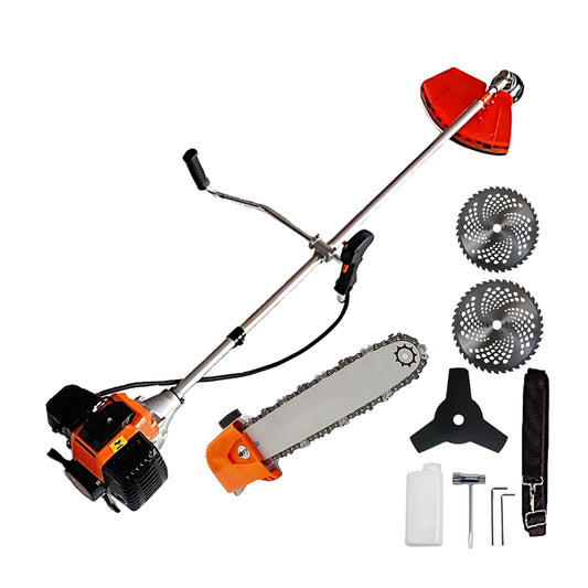 eMESERIASUL.RO Motocoasa pe benzina URAL 7* PROFESSIONAL, 52cc, 6CP, Disc Stea, VIDIA D230-255mm, CAP DRUJBA, POZA 1