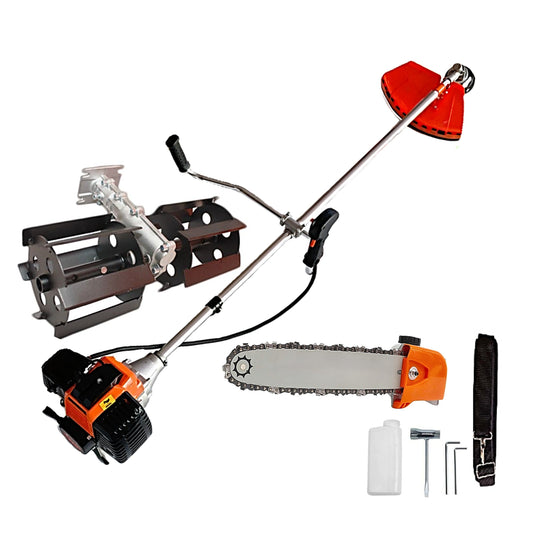 eMESERIASUL.RO Motocoasa pe benzina URAL 7* PROFESSIONAL, 52cc, 6CP, Accesorii Incluse, CAP DRUJBA, PRASITOARE, POZA 1