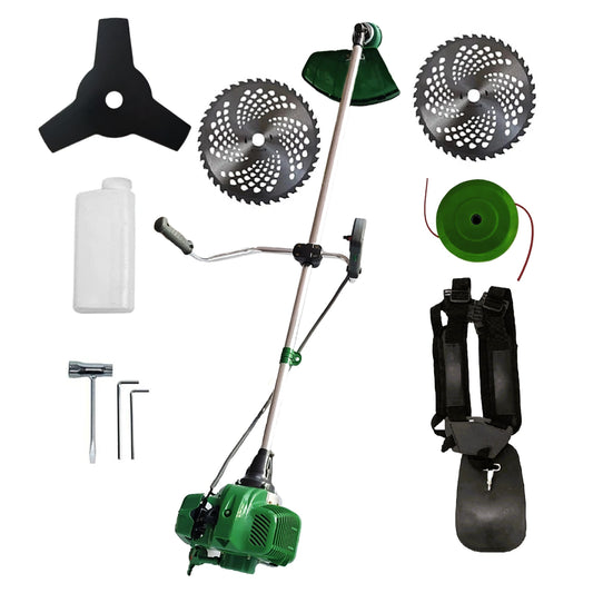eMESERIASUL.RO Motocositoarea FERMIERULUI-GOSPODAR, 2xDiscuri Vidia, 1xDisc Stea, 52cc, VERDE-6CP, POZA 1