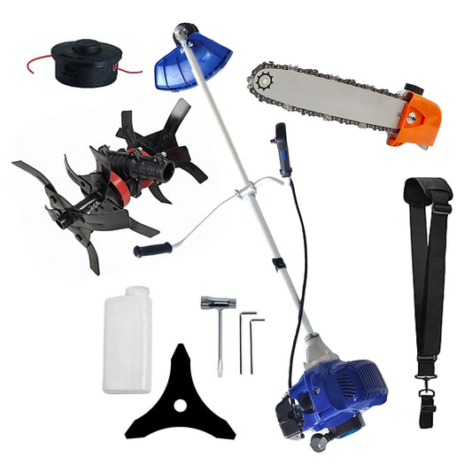 eMESERIASUL.RO Motocositoarea FERMIERULUI-GOSPODAR, Blue-Efficient, Accesorii si 1xDisc, ALBASTRU-3.4CP, PLUS CULTIVATOR-PROFI, +Cap DRUJBA, POZA 1