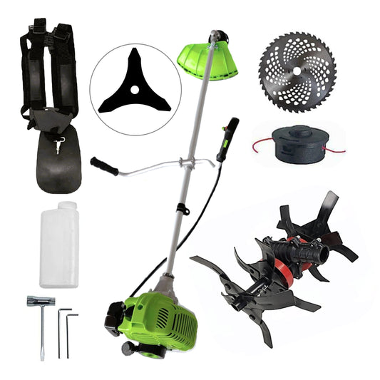 eMESERIASUL.RO Motocositoarea FERMIERULUI-GOSPODAR, Consum Mic, Accesorii si 2xDisc, VERDE-3.4CP, PLUS CULTIVATOR PROFI, POZA 1