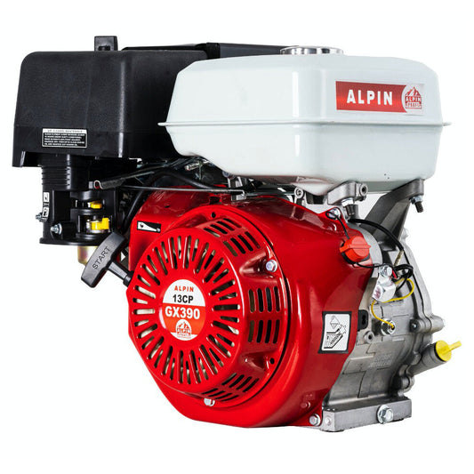 eMESERIASUL.RO Motor motocultor / uz general AP GX390 (188F), 13CP, 4 timpi, ax cilindric 25mm, 389CC, pe benzina, uz General, POZA 1