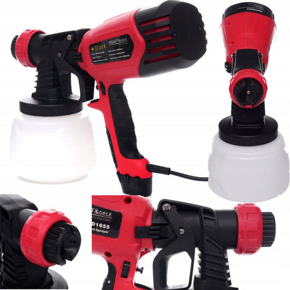eMESERIASUL.RO Pistol de vopsit KRAFTMEN K1655, electric 450W, Փ 4 mm, 1000ml, POZA 3