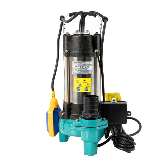eMESERIASUL.RO Pompa apa murdara cu tocator OMNI (Polonia) WQ 8- 9-0,75, 0.75KW, debit 315l/min, H refulare 11m, submersibila, POZA 1