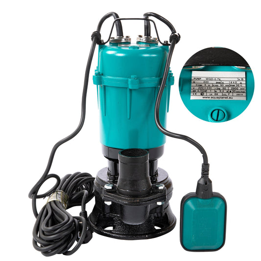 eMESERIASUL.RO Pompa de drenaj cu flotor Liderman- Apc-WQD-0.75, 0.75 Kw, 240l/min, inaltime refulare 5m, POZA 1