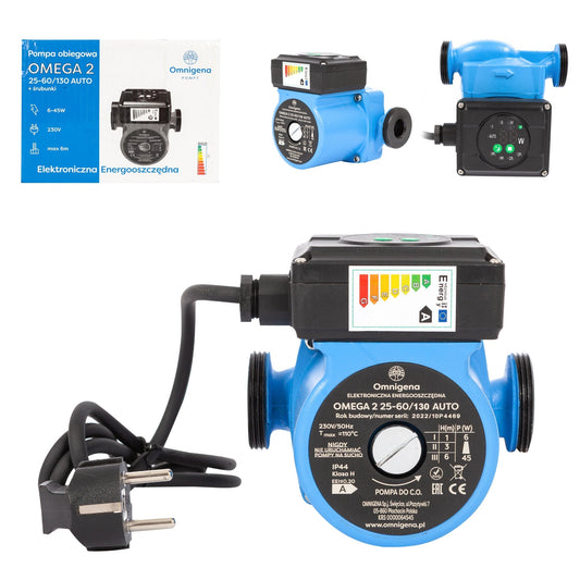 eMESERIASUL.RO Pompa recirculare centrala OMNI (Polonia) OMEGA2 25-60/130, debit 3m3/h, putere 45W, POZA 1