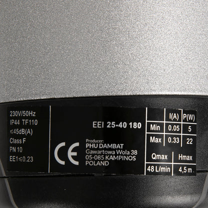 eMESERIASUL.RO Pompa recirculare centrala Vantec EEI 25-40/180, debit 48l/min, putere 22W, POZA 5