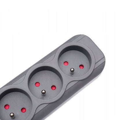 eMESERIASUL.RO Prelungitor electric 1.5m cu intrerupator KRAFTMEN K4033, 5 prize, 2 mufe USB, POZA 7