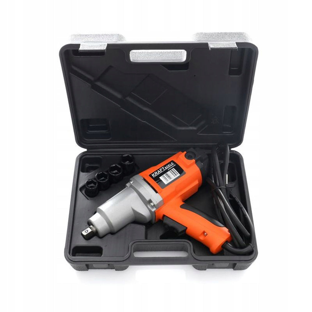 eMESERIASUL.RO SET Cheie cu impact electrica KRAFTMEN K1534, 2000W, 2300RPM, include 4 Tubulare (prize), POZA 8