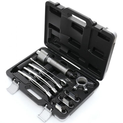 eMESERIASUL.RO SET Extractor rulmenti cu 3 brate si actionare manivela, KRAFTMEN K10160, cutie plastic inclusa, POZA 1