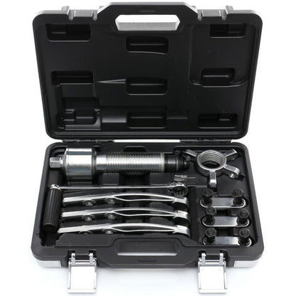 eMESERIASUL.RO SET Extractor rulmenti cu 3 brate si actionare manivela, KRAFTMEN K10160, cutie plastic inclusa, POZA 2