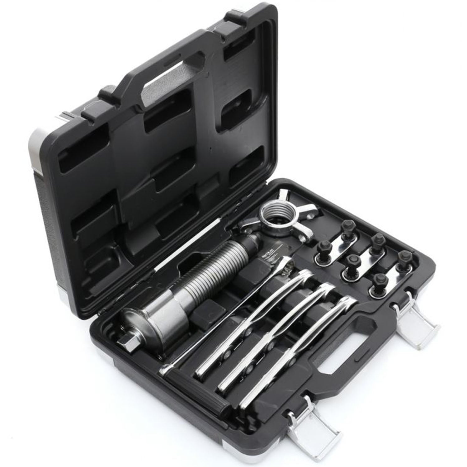 eMESERIASUL.RO SET Extractor rulmenti cu 3 brate si actionare manivela, KRAFTMEN K10160, cutie plastic inclusa, POZA 5