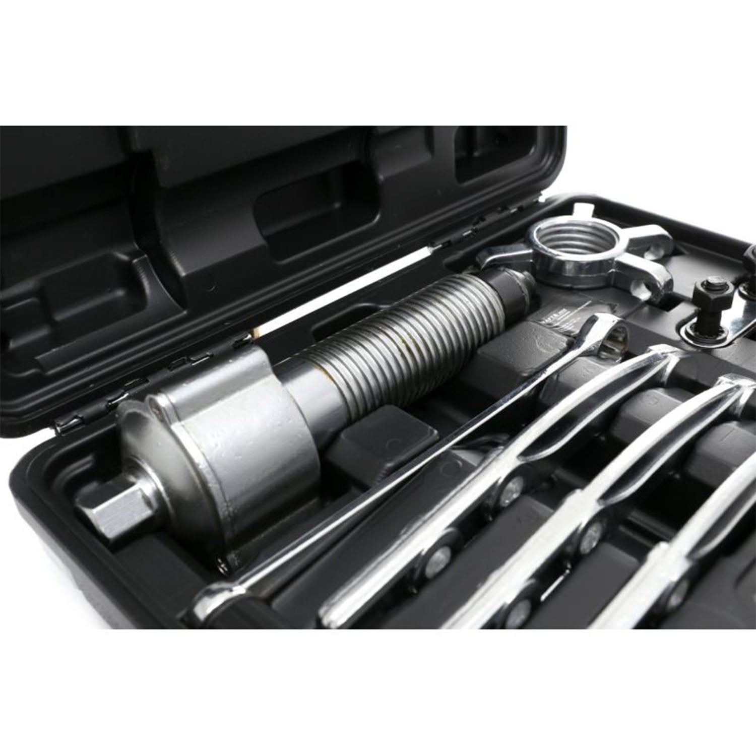 eMESERIASUL.RO SET Extractor rulmenti cu 3 brate si actionare manivela, KRAFTMEN K10160, cutie plastic inclusa, POZA 9