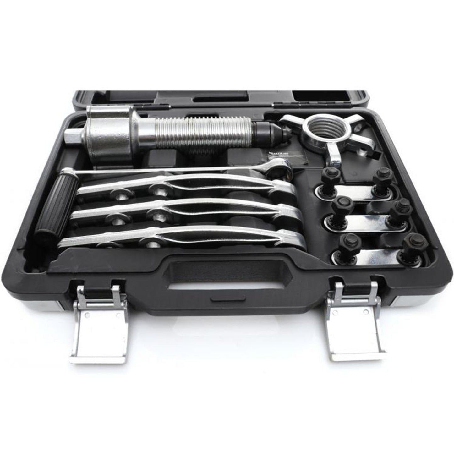 eMESERIASUL.RO SET Extractor rulmenti cu 3 brate si actionare manivela, KRAFTMEN K10160, cutie plastic inclusa, POZA 8