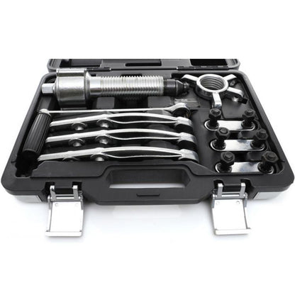 eMESERIASUL.RO SET Extractor rulmenti cu 3 brate si actionare manivela, KRAFTMEN K10160, cutie plastic inclusa, POZA 8