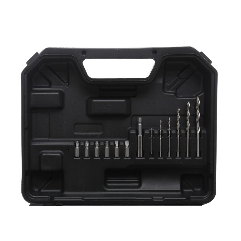 eMESERIASUL.RO SET Masina insurubat si gaurit pe acumulator KRAFTMEN K1566, 1350RPM, include 1 acumulator 18V, 6 burghie si 6 biti, POZA 10