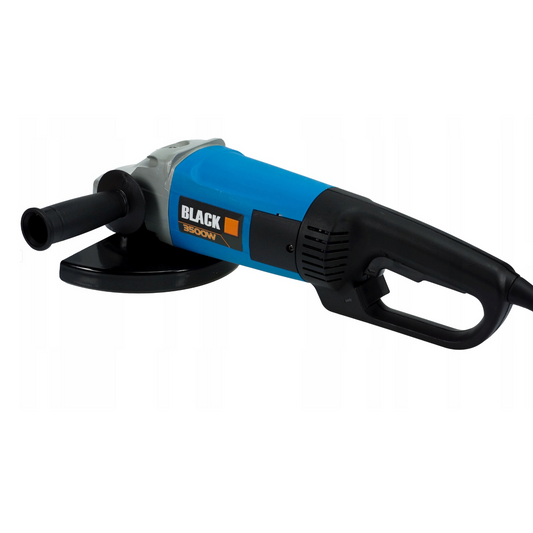 eMESERIASUL.RO SET Polizor unghiular/ flex BLACK-SQUARE PORTONERO B42605, 3500W, 6500RPM, include 5 x disc 230mm, POZA 1