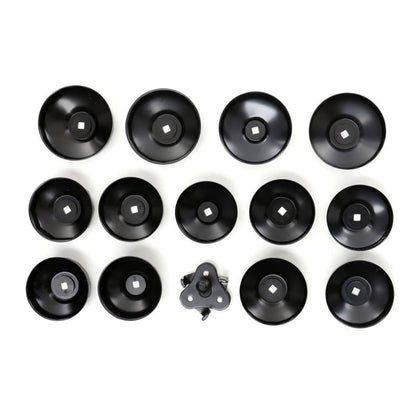 eMESERIASUL.RO SET TUBULARE (capace) desfacere filtre de ulei auto KRAFTMEN K10502, include 28+1 elemente, DRIVE 1/2" si 3/4", POZA 5